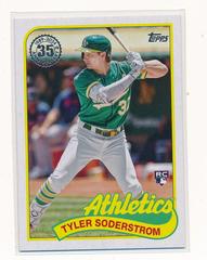 Tyler Soderstrom [The Real One] #89B-100 Baseball Cards 2024 Topps 1989 Prices