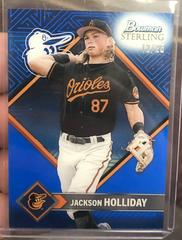 Jackson Holliday [Blue] #ST-8 Baseball Cards 2023 Bowman Sterling Tek Prices