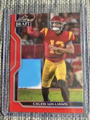 Caleb Williams [Red] #B2-2 Football Cards 2023 Leaf Draft V2 Prices