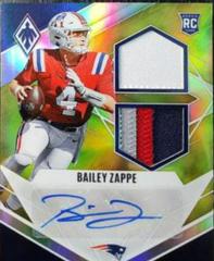 Bailey Zappe #RAD-BZ Football Cards 2022 Panini Phoenix RPS Rookie Auto Dual Jersey Prices