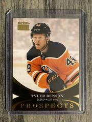 Tyler Benson Hockey Cards 2020 Skybox Metal Universe Prospects Prices