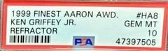 Ken Griffey Jr. [Refractor] #HA8 Baseball Cards 1999 Finest Aaron Award Prices