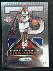 Kevin Garnett #22 Basketball Cards 2021 Panini Prizm NBA 75th Anniversary Logo Prices
