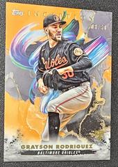 Grayson Rodriguez [Orange] #103 Baseball Cards 2023 Topps Inception Prices