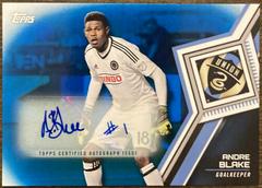 Andre Blake [Autograph Blue] Soccer Cards 2018 Topps MLS Prices