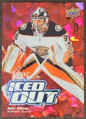 John Gibson [Red] #IO-2 Hockey Cards 2022 Upper Deck Allure Iced Out Prices