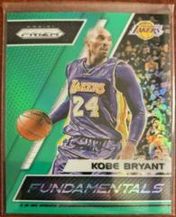 Kobe Bryant [Green Prizm] Basketball Cards 2017 Panini Prizm Fundamentals Prices