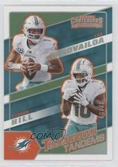 Tua Tagovailoa, Tyreek Hill [Silver] #TDT-MIA Football Cards 2022 Panini Contenders Touchdown Tandems Prices