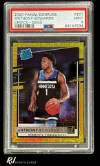 Anthony Edwards [Choice Gold] Basketball Cards 2020 Donruss Prices