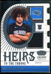 Anthony Black #13 Basketball Cards 2023 Panini Crown Royale Heir to the Throne Prices