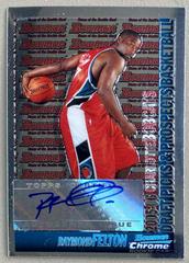 Raymond Felton [Chrome Autograph] #152 Basketball Cards 2005 Bowman Prices