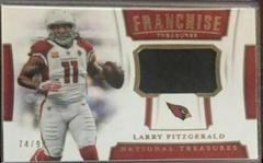 Larry Fitzgerald Football Cards 2018 National Treasures Franchise Prices