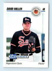David Miller #109 Baseball Cards 1992 Skybox AA Prices