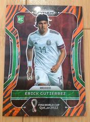 Erick Gutierrez [Choice Tiger Stripe] #150 Soccer Cards 2022 Panini Prizm World Cup Prices