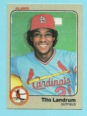 Tito Landrum Baseball Cards 1983 Fleer Prices