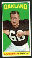 J.R. Williamson Football Cards 1965 Topps Prices