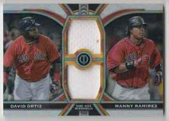David Ortiz, Manny Ramirez #DR-OR Baseball Cards 2023 Topps Tribute Dual Relics 2 Image Prices