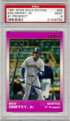 Ken Griffey Jr. [#1 Prospect] Baseball Cards 1991 Star Gold Edition Prices