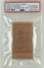 John Clarkson Baseball Cards 1887 N172 Old Judge Prices