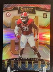 Will Anderson Jr. [Silver] #SN-WA Football Cards 2023 Panini Select Draft Picks Numbers Prices