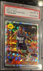 Ray Allen Basketball Cards 1996 Topps Draft Redemption Prices