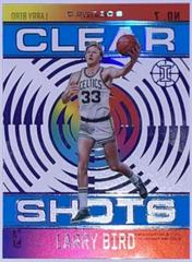 Larry Bird [Sapphire] #7 Basketball Cards 2020 Panini Illusions Clear Shots Prices