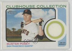 Buster Posey #CC-BP Baseball Cards 2022 Topps Heritage Clubhouse Collection Relics Prices