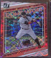 Brandon Crawford [Red] #D-4 Baseball Cards 2022 Panini Donruss Dominators Prices