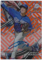 Kenta Maeda [Orange Magma Diffractor] #HT-KM Baseball Cards 2016 Topps High Tek Autograph Prices