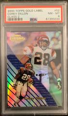 Corey Dillon [Class 1] #52 Football Cards 2000 Topps Gold Label Prices