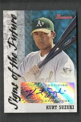 Kurt Suzuki [autograph] #SOF-KS Baseball Cards 2007 Bowman Signs of the Future Prices