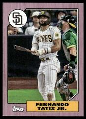 Fernando Tatis Jr. [Pink] #78B-10 Baseball Cards 2022 Topps Mini 1987 Prices