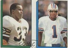 Jessie Clark, Warren Moon Football Cards 1986 Topps Stickers Prices