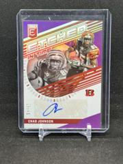 Chad Johnson [Purple] #ET-CJ Football Cards 2023 Panini Donruss Elite Etched in Time Signatures Prices