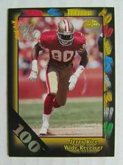 Jerry Rice [100 Stripe] #73 Football Cards 1991 Wild Card Prices