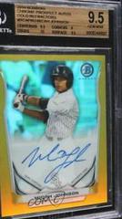 Micah Johnson [Chrome Gold Refractor] #MJ Baseball Cards 2014 Bowman Prospect Autograph Prices