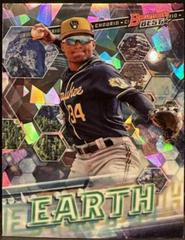 Jackson Chourio [Atomic] Baseball Cards 2022 Bowman's Best Elements of Excellence Prices