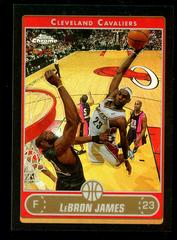 LeBron James [Black Refractor] #67 Basketball Cards 2006 Topps Chrome Prices