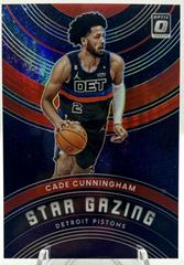 Cade Cunningham [Red] #15 Basketball Cards 2022 Panini Donruss Optic Star Gazing Prices