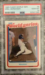 Orel Hershiser #6 Baseball Cards 1989 Fleer World Series Prices