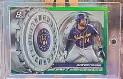 Jackson Chourio [Green] #TV-10 Baseball Cards 2023 Bowman Platinum Treasures in the Vault Prices