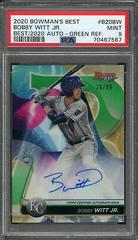 Bobby Witt Jr. [Green Refractor] Baseball Cards 2020 Bowman's Best of 2020 Autographs Prices