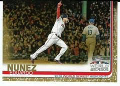 Eduardo Nunez [Gold] #3 Baseball Cards 2019 Topps Prices