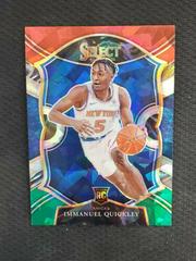 Immanuel Quickley [Red White Green Ice] Basketball Cards 2020 Panini Select Prices