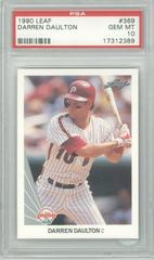 Darren Daulton #369 Baseball Cards 1990 Leaf Prices