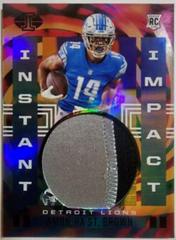 Amon Ra St. Brown [Black] #II-ASB Football Cards 2021 Panini Illusions Instant Impact Prices