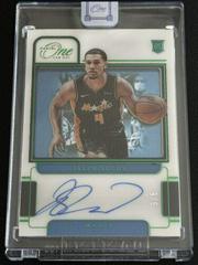 Jalen Suggs [Green] #RA-JSG Basketball Cards 2021 Panini One and One Rookie Autographs Prices