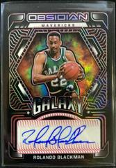 Rolando Blackman [Red] Basketball Cards 2021 Panini Obsidian Galaxy Autographs Prices