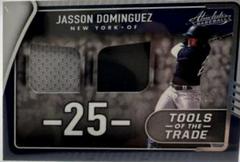 Jasson Dominguez [Retail] Baseball Cards 2022 Panini Absolute Tools of the Trade 2 Swatch Prices