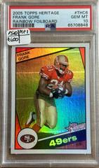 Frank Gore [Foil Rainbow] #THC6 Football Cards 2005 Topps Heritage Prices